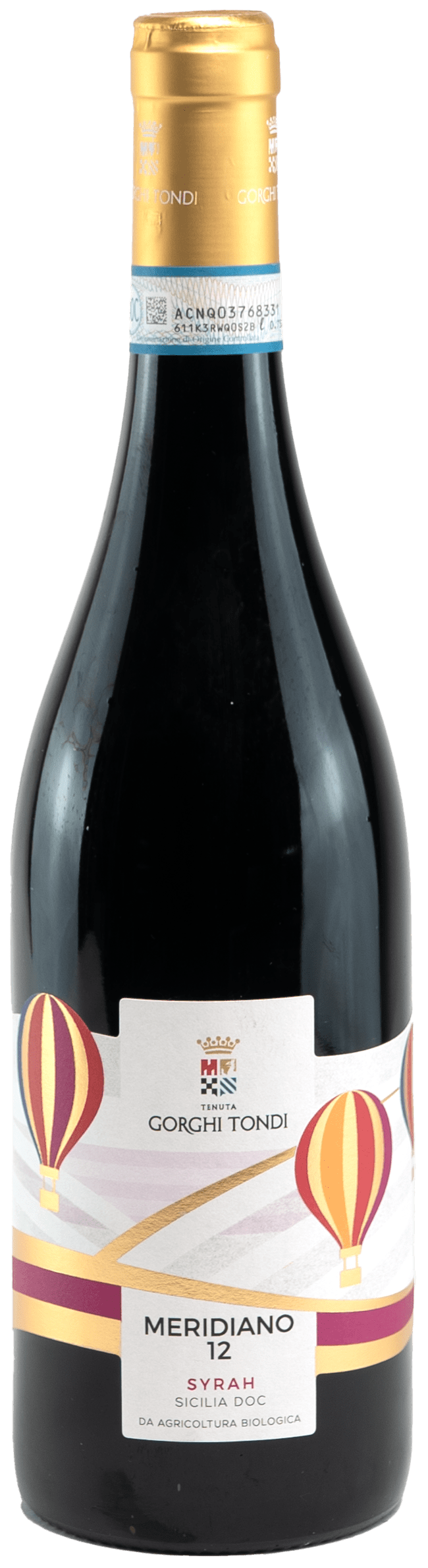 Gorghi Meridiano Syrah Meridiano 12 Syrah Sicilia DOC - Tenuta Gorghi Tondi - 2021 - immagine 1