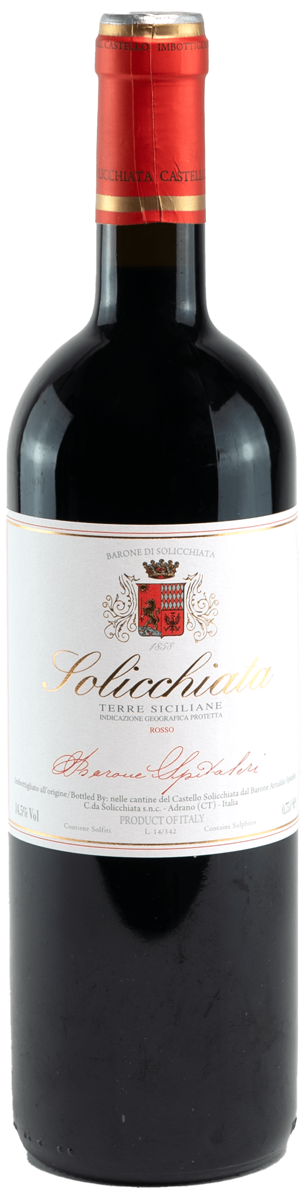 Solicchiata Rosso Solicchiata Rosso Sicilia IGT | Castello di Solicchiata | 2012 - immagine 1